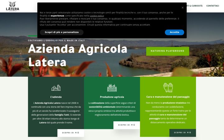 Screenshot of latera.fi.it