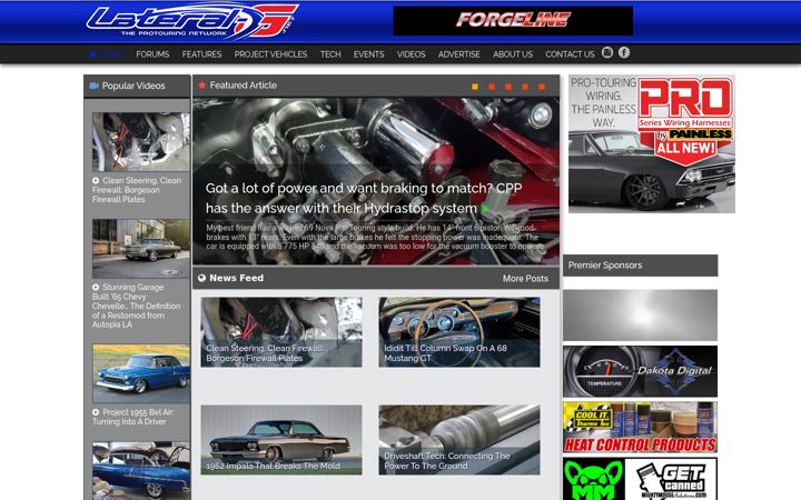 Screenshot of lateral-g.net