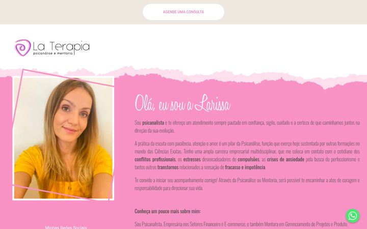 Screenshot of laterapia.com.br