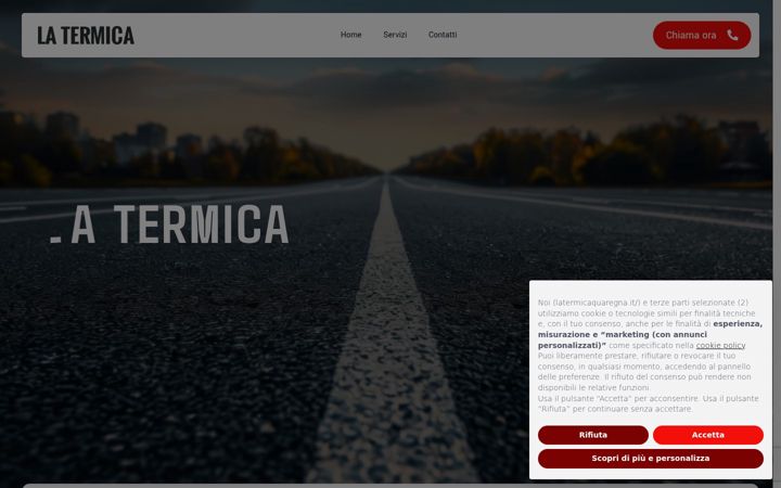 Screenshot of latermicaquaregna.it