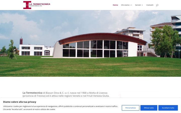 Screenshot of latermotecnicamotta.it