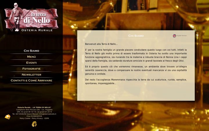 Screenshot of laterradinello.com