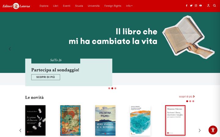 Screenshot di laterza.it