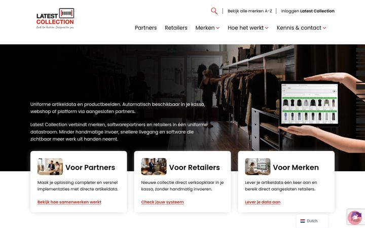 Screenshot of latestcollection.com