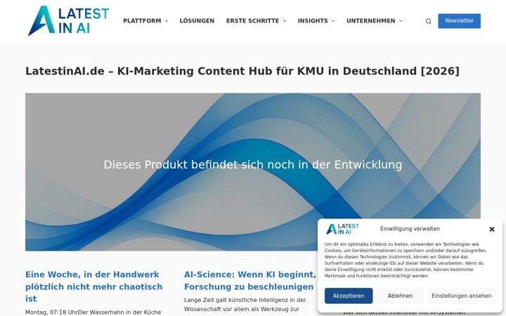 Screenshot of latestinai.de