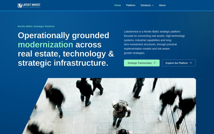 Screenshot of latestinvest.eu