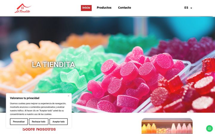 Screenshot of latienditab.com