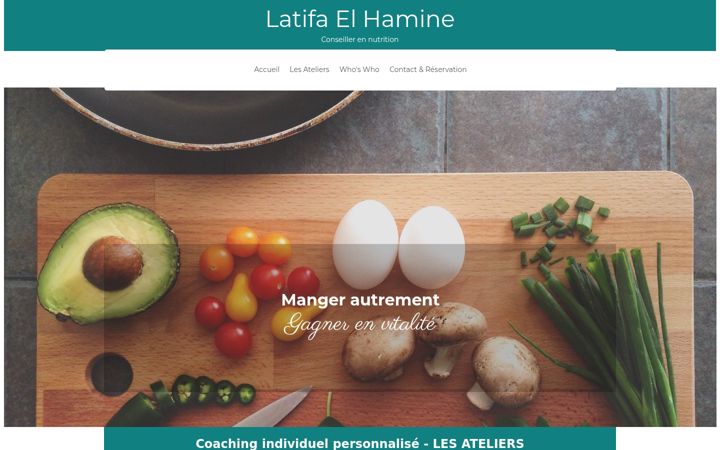 Screenshot of latifacooking.be