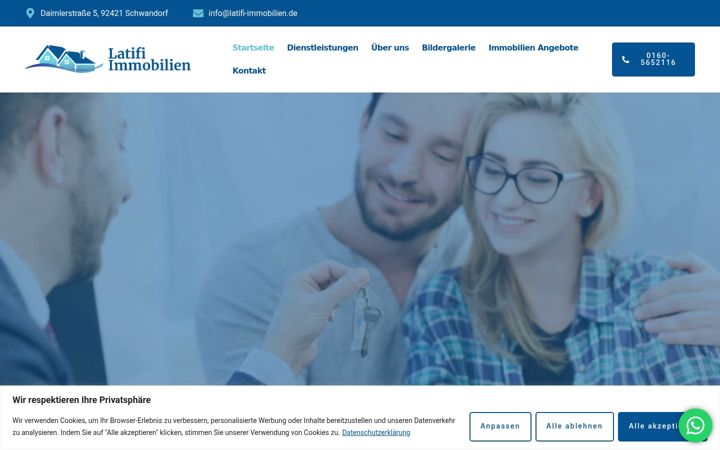 Screenshot of latifi-immobilien.de