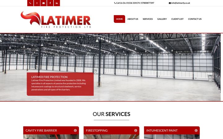Screenshot of latimerfp.co.uk