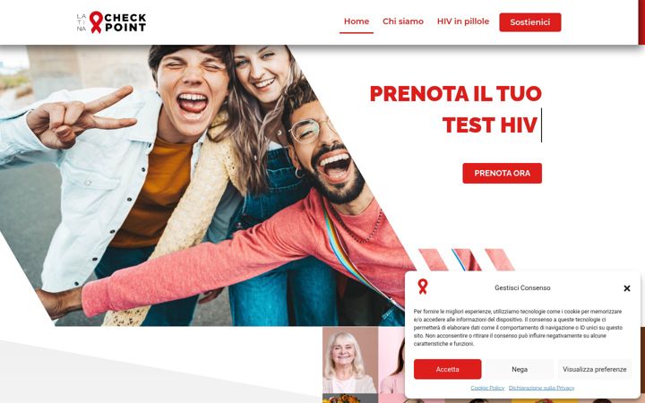 Screenshot of latinacheckpoint.it