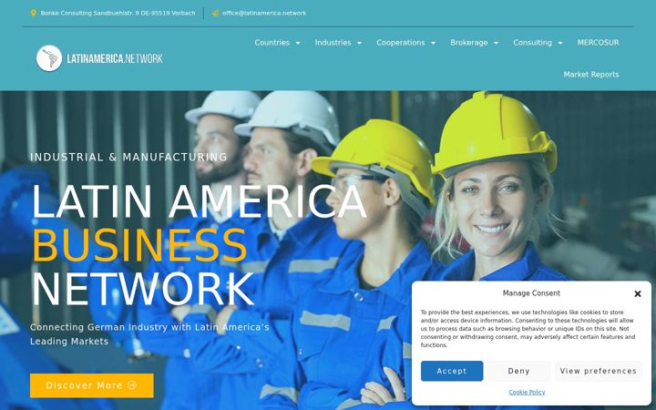 Screenshot of latinamerica.network