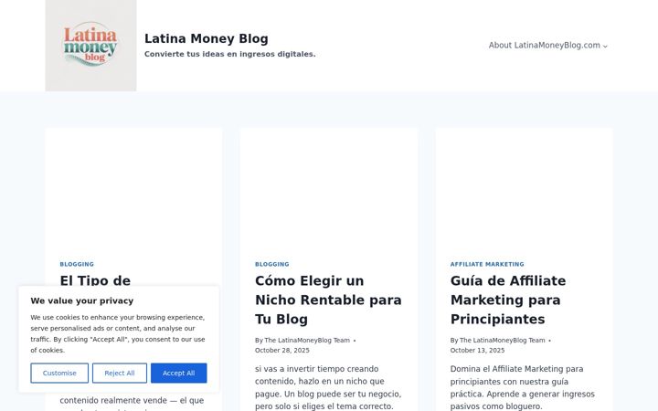 Screenshot of latinamoneyblog.com