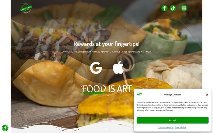 Screenshot of latinbowl.restaurant