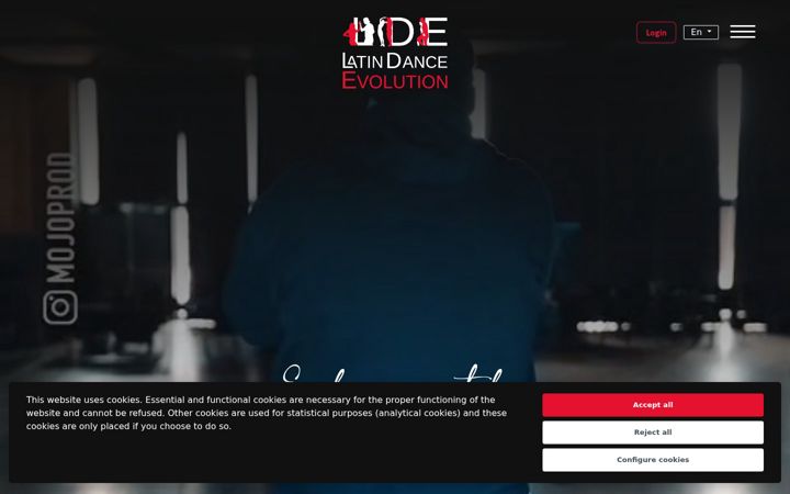 Screenshot of latindanceevolution.be