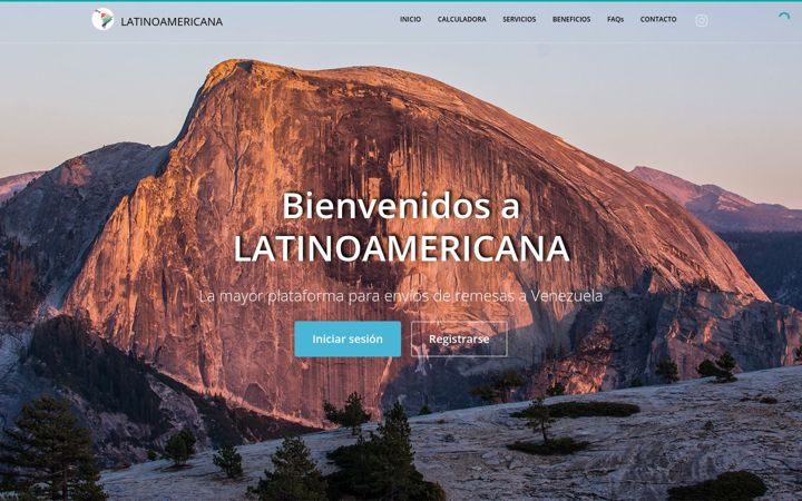 Screenshot of latinoamericana.info