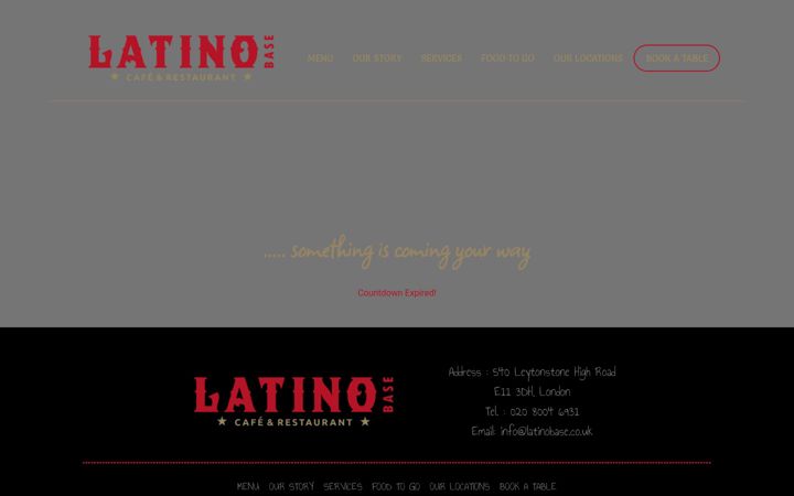 Screenshot of latinobase.co.uk