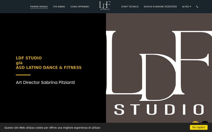 Screenshot of latinodancefitness.it