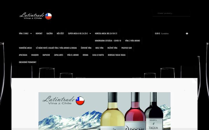 Screenshot of latintrade.sk