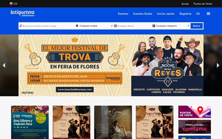 Screenshot of latiquetera.com