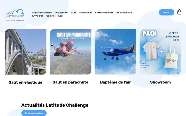 Screenshot of latitude-challenge.fr