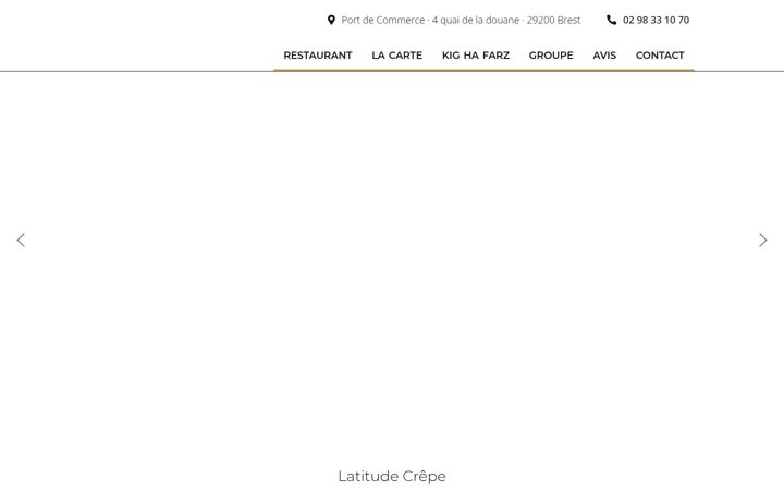 Screenshot of latitudecrepe.com