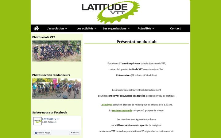Screenshot of latitudevtt.com