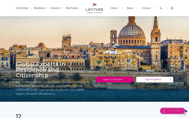 Screenshot van latitudeworld.com