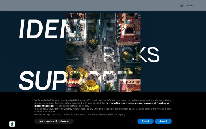 Screenshot of latitudo40.com