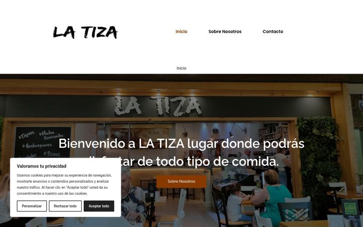 Screenshot of latizacerveceria.com