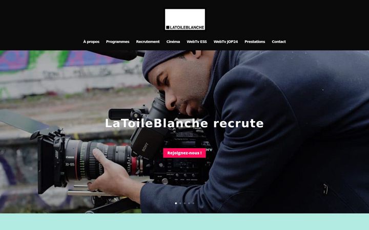 Screenshot of latoileblanche.org