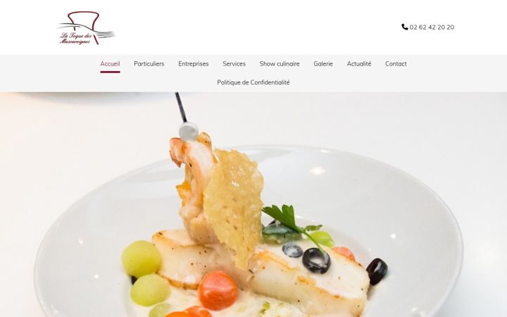 Screenshot of latoque-desmascareignes.com