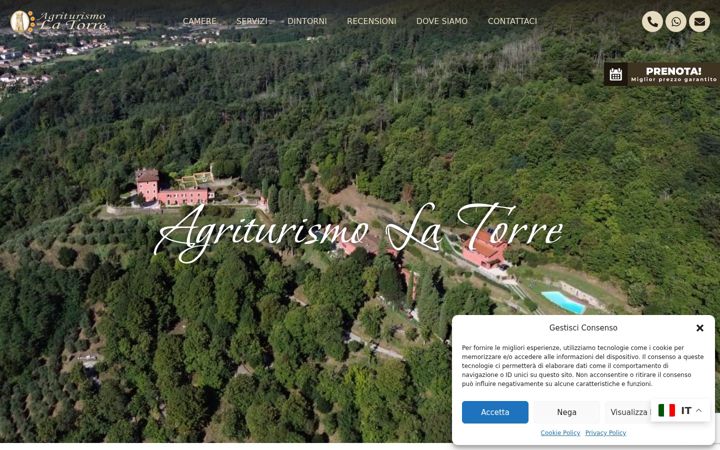 Screenshot of latorreagriturismo.com