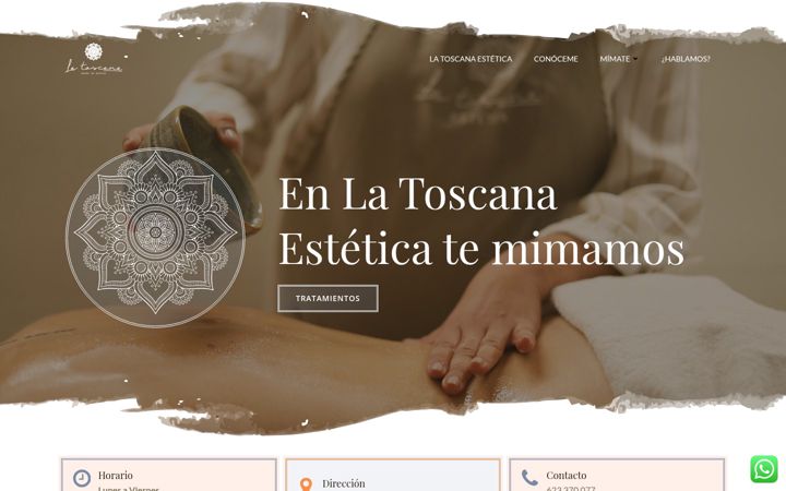 Screenshot of latoscanaestetica.es