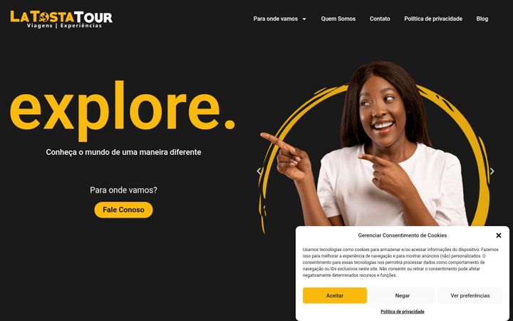 Screenshot of latostatour.com.br
