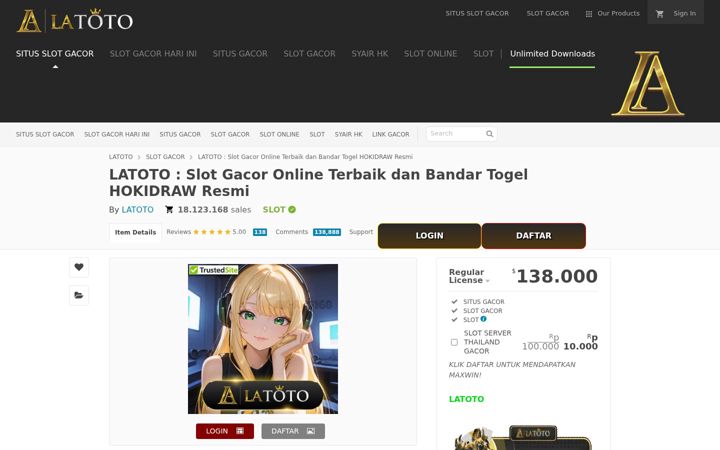 Screenshot of latoto-mobile.com