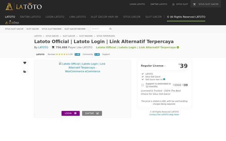 Screenshot of latoto007.it.com