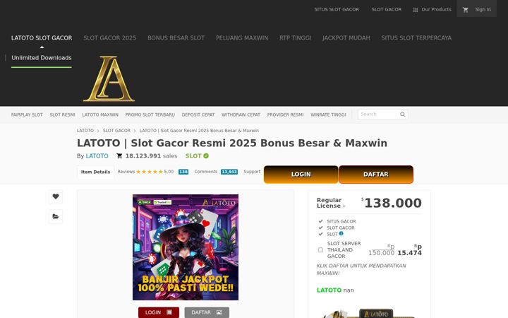 Screenshot of latoto8899.it.com