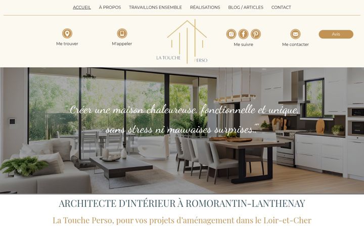Screenshot of latoucheperso.com