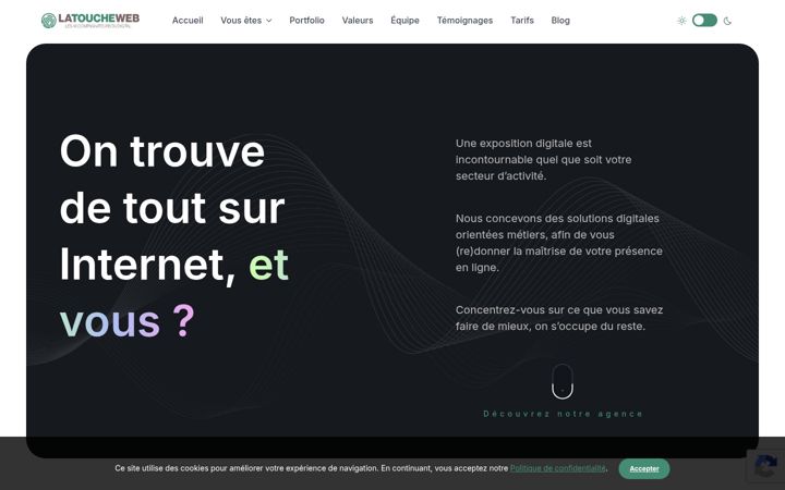 Screenshot of latoucheweb.com