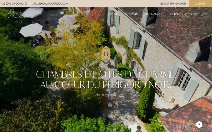 Screenshot of latourdecause.com