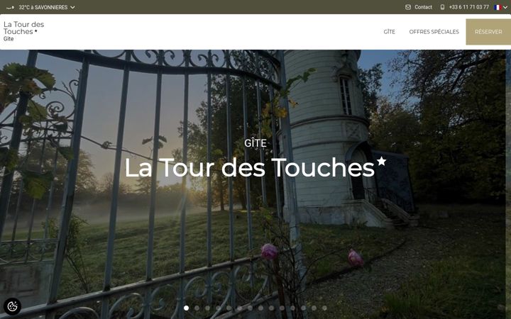 Screenshot of latourdestouches.com
