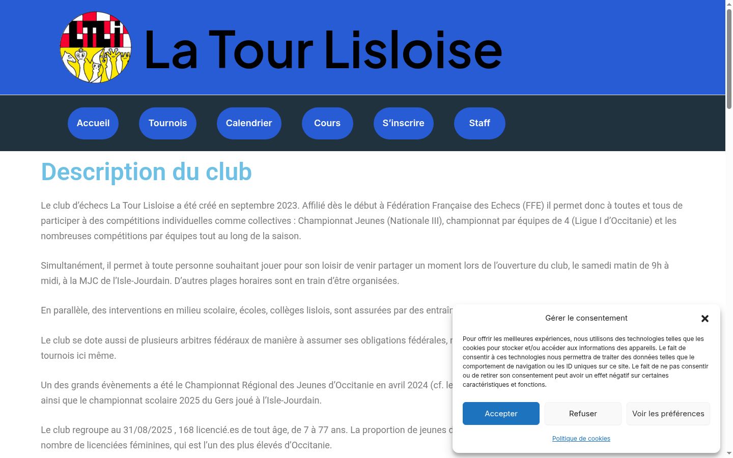 Screenshot tal-banner tal-kunsens muri qabel kwalunkwe interazzjoni