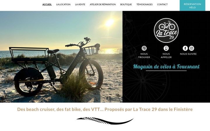 Screenshot of latrace29.fr