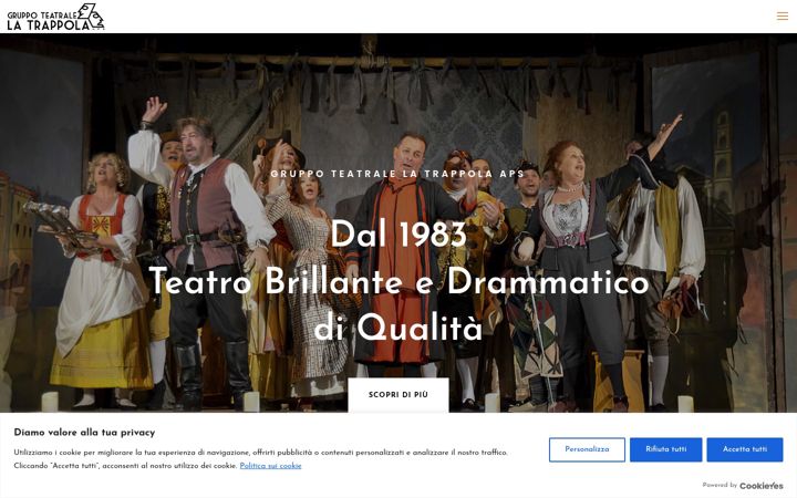 Screenshot of latrappola.it