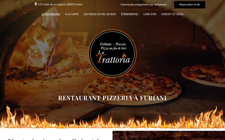 Screenshot of latrattoriadefuriani.fr