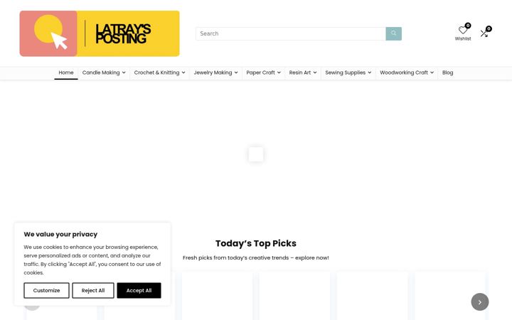 Screenshot of latrays-posting.com
