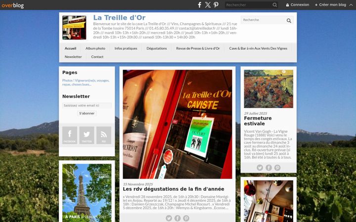 Screenshot of latreilledor.fr