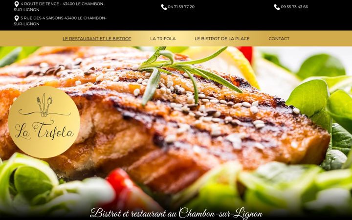 Screenshot of latrifola-lebistrotdelafontaine.fr