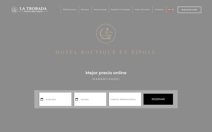 Screenshot of latrobadahotelboutique.com